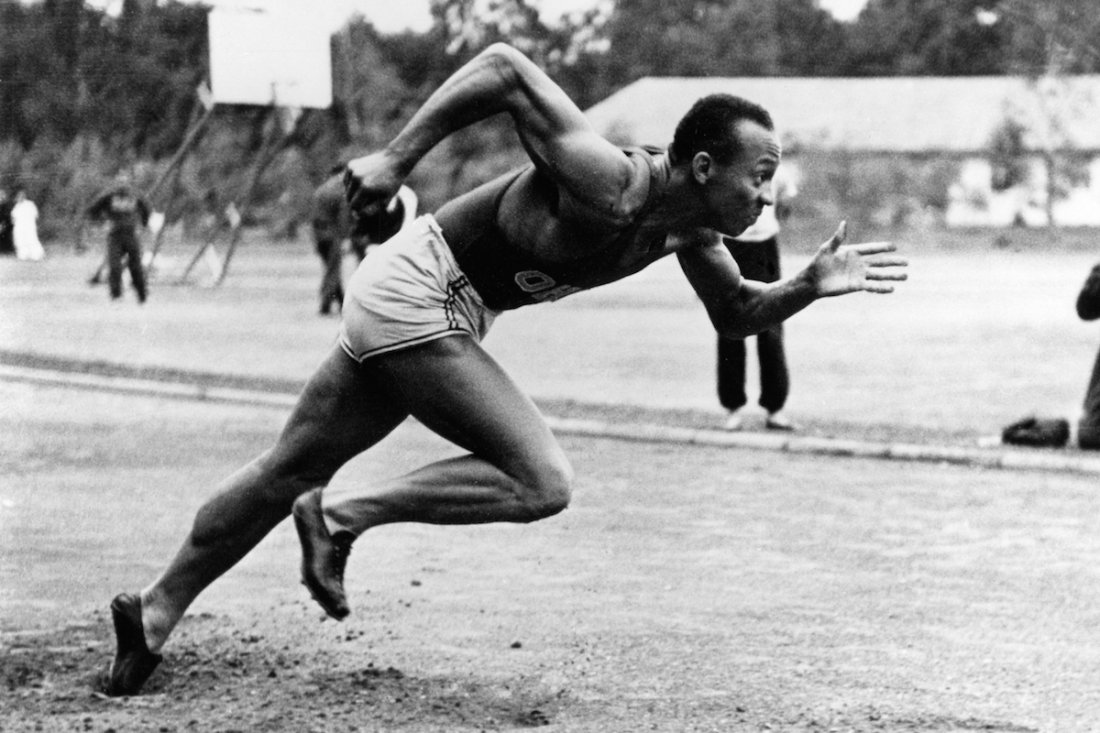 Legendinis Jesse Owens. 